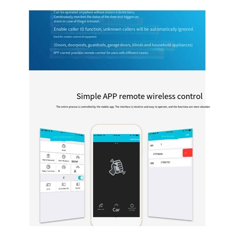 B04C-RTU5024 GSM Door Opener R - Home Security Wireless 评论和价格