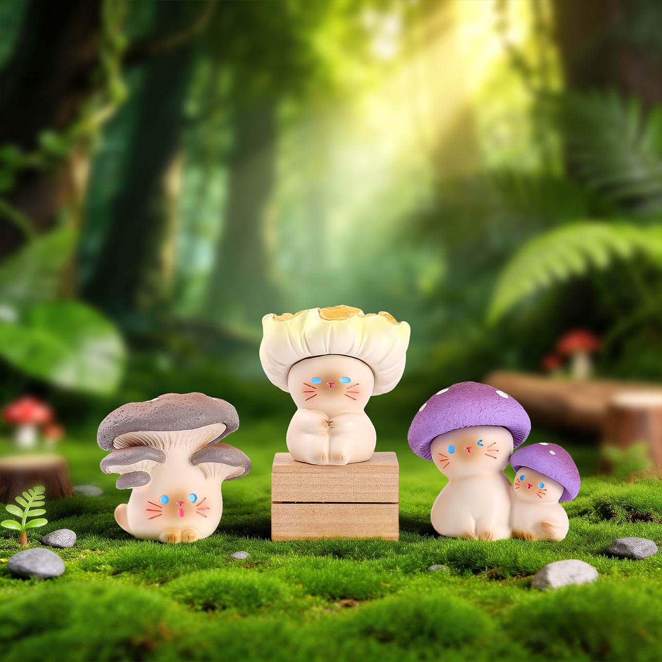 Mushroom Meow Blind Box Cute C - Home Security Items 评论和价格