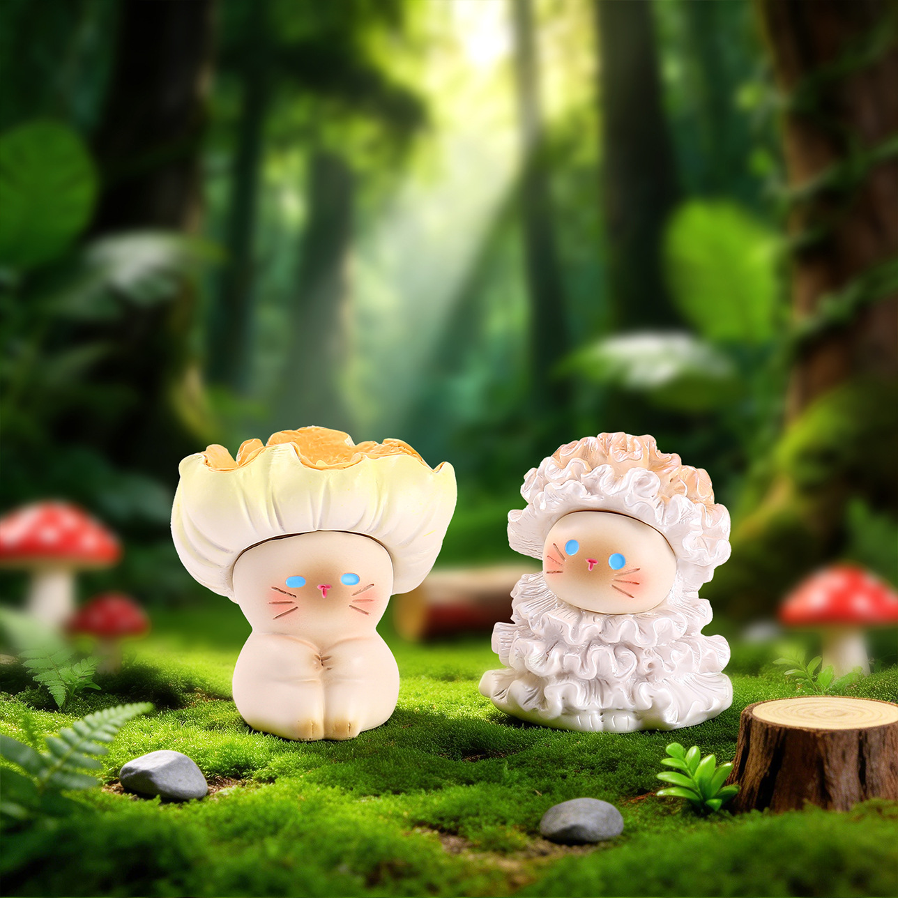 Mushroom Meow Blind Box Cute C - Home Security Items 评论和价格