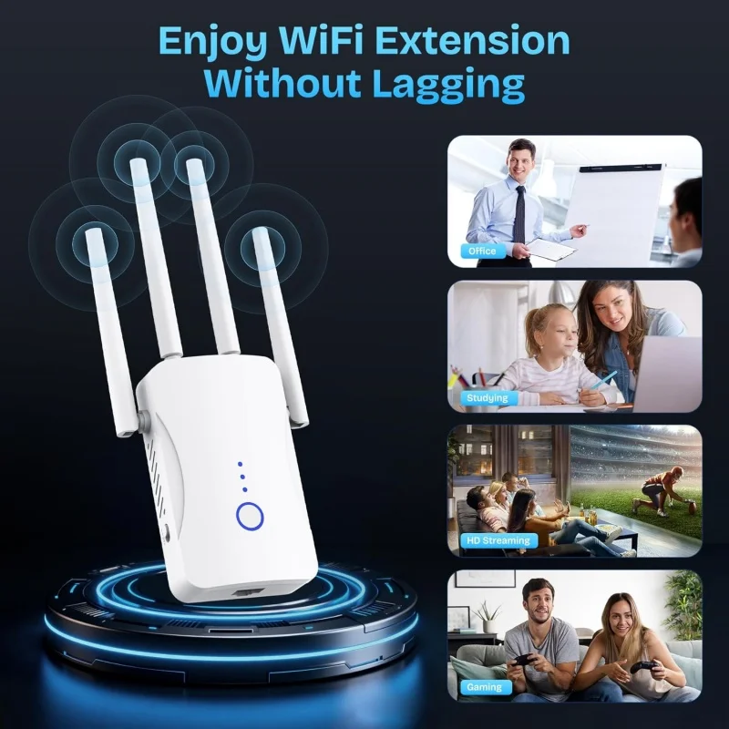 2.4G/5GHz Dual Band WiFi Repea - Home Security Wireless 评论和价格
