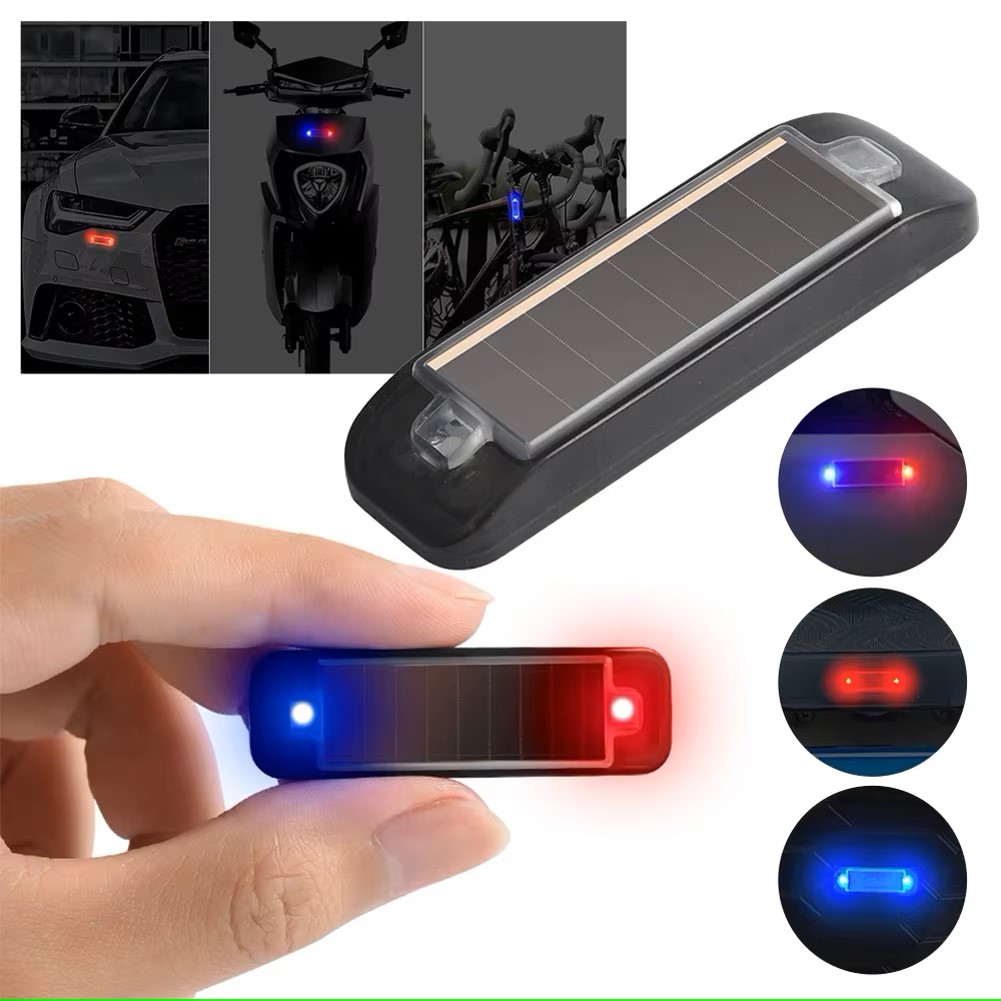 Mini LED Solar Power Car Warni - Home Security Wireless 评论和价格