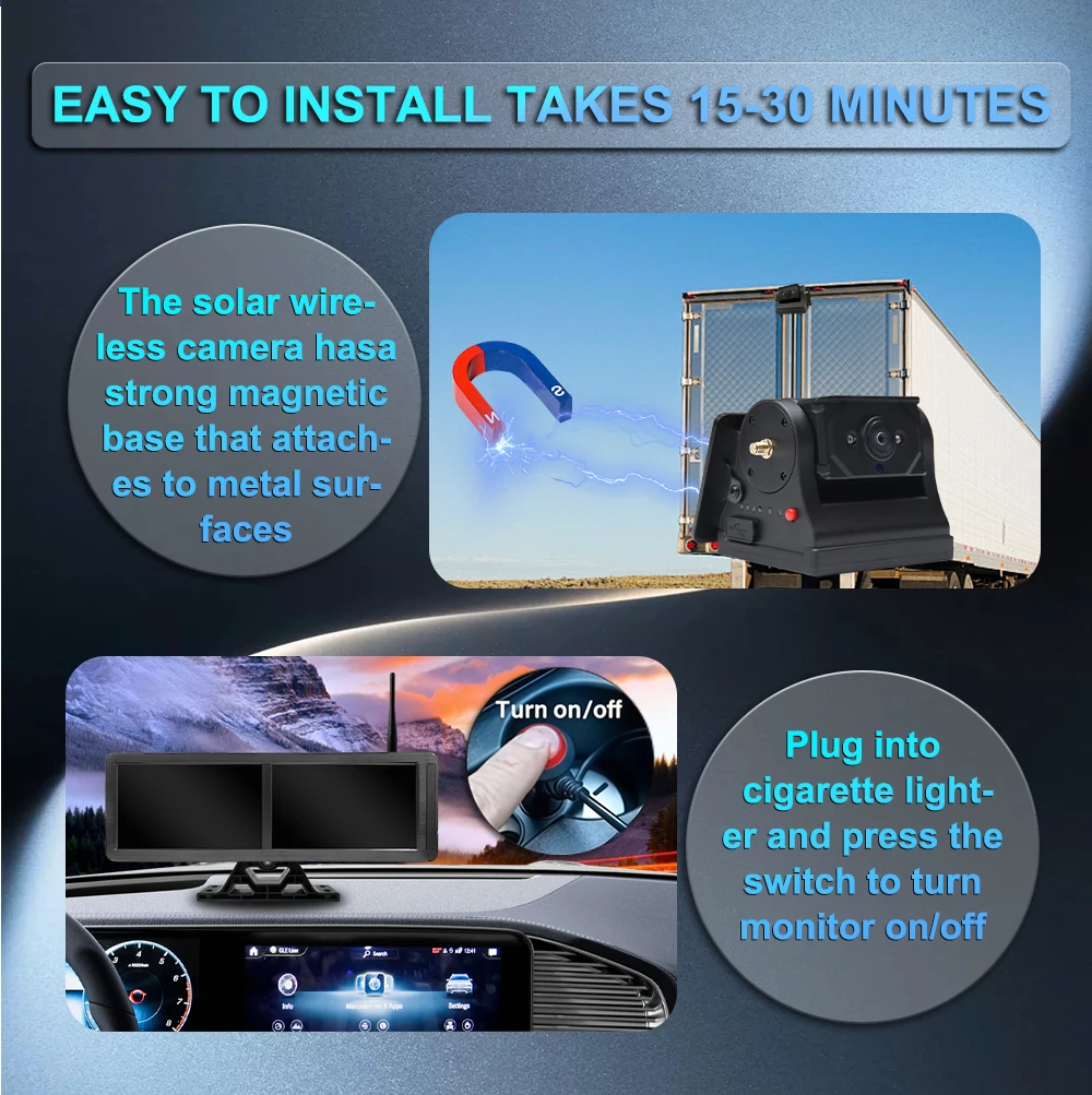 15.6 Inch Android Auto Carpaly - Camera Solar Wireless 评论和价格