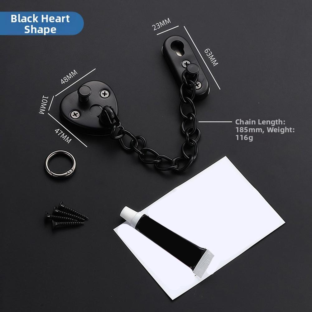 Stainless Steel Door Chain Loc - Home Security Door Reinforcement Lock 评论和价格